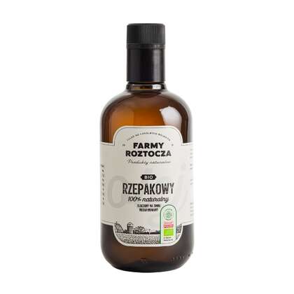 Olej rzepakowy BIO tłoczony na zimno 500 ml