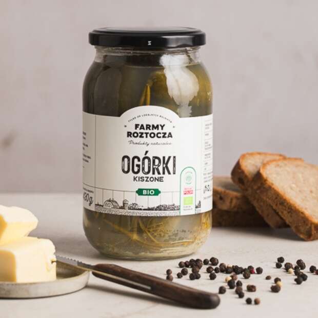 Ogórki kiszone BIO 900 ml